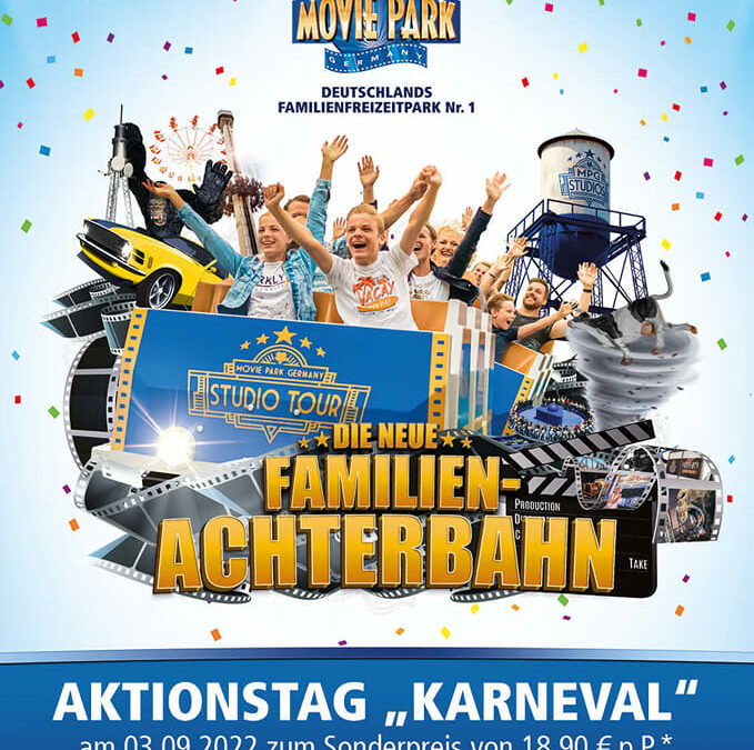 Aktionstag Karneval im Moviepark