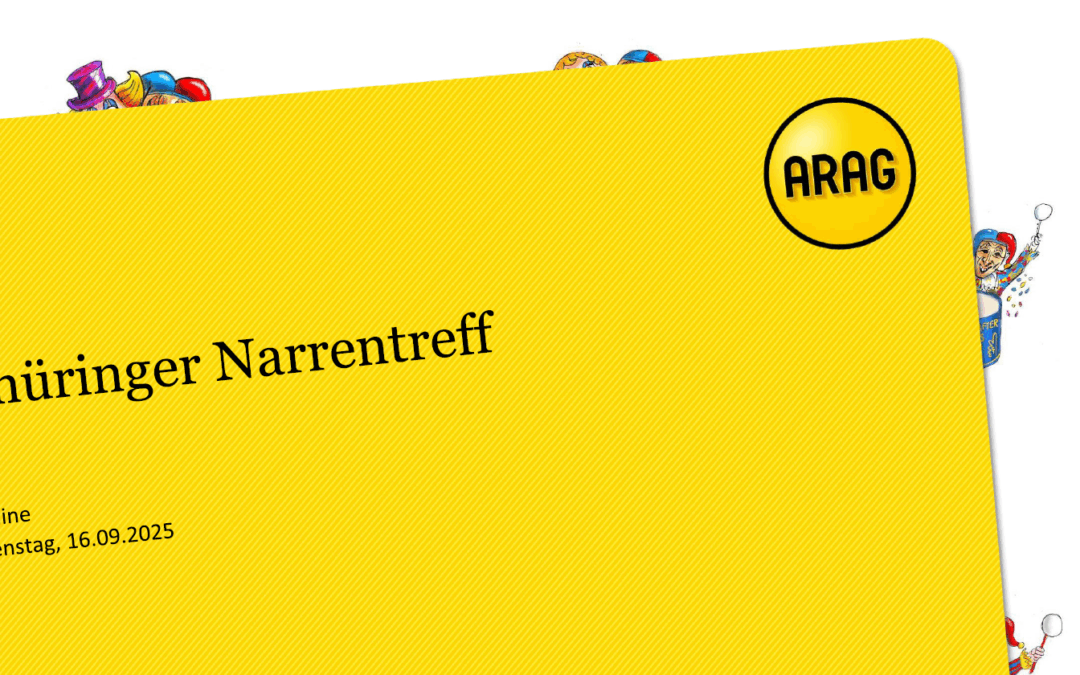 Thüringer NarrenTreff: Versicherungsthemen im Fokus – ARAG stellt Neuerungen vor